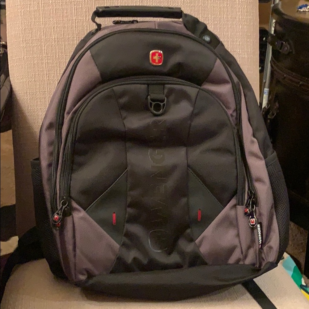 Wenger black laptop backpack